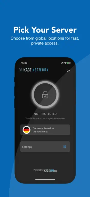 KAGE VPN screenshot 2
