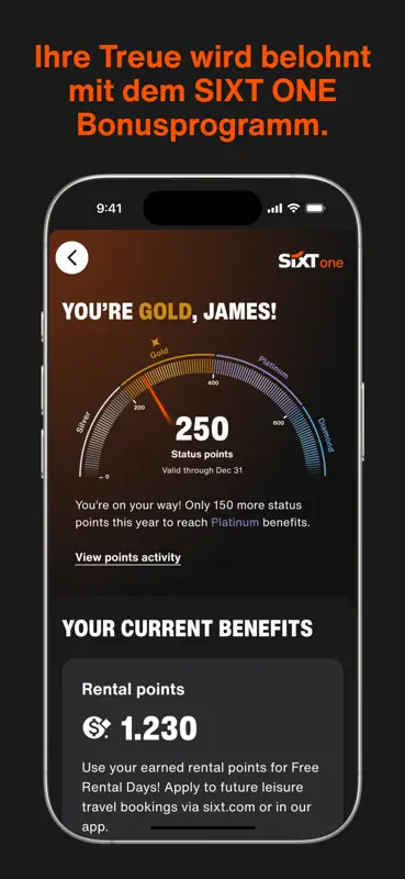 SIXT rent, share, ride & plus screenshot 2 of 8