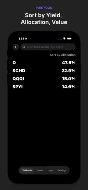 Drip - Dividend Tracker screenshot 2