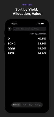Drip - Dividend Tracker Screenshot 2 of 6