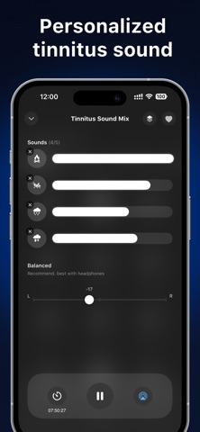 TinniSound: Tinnitus Relief screenshot