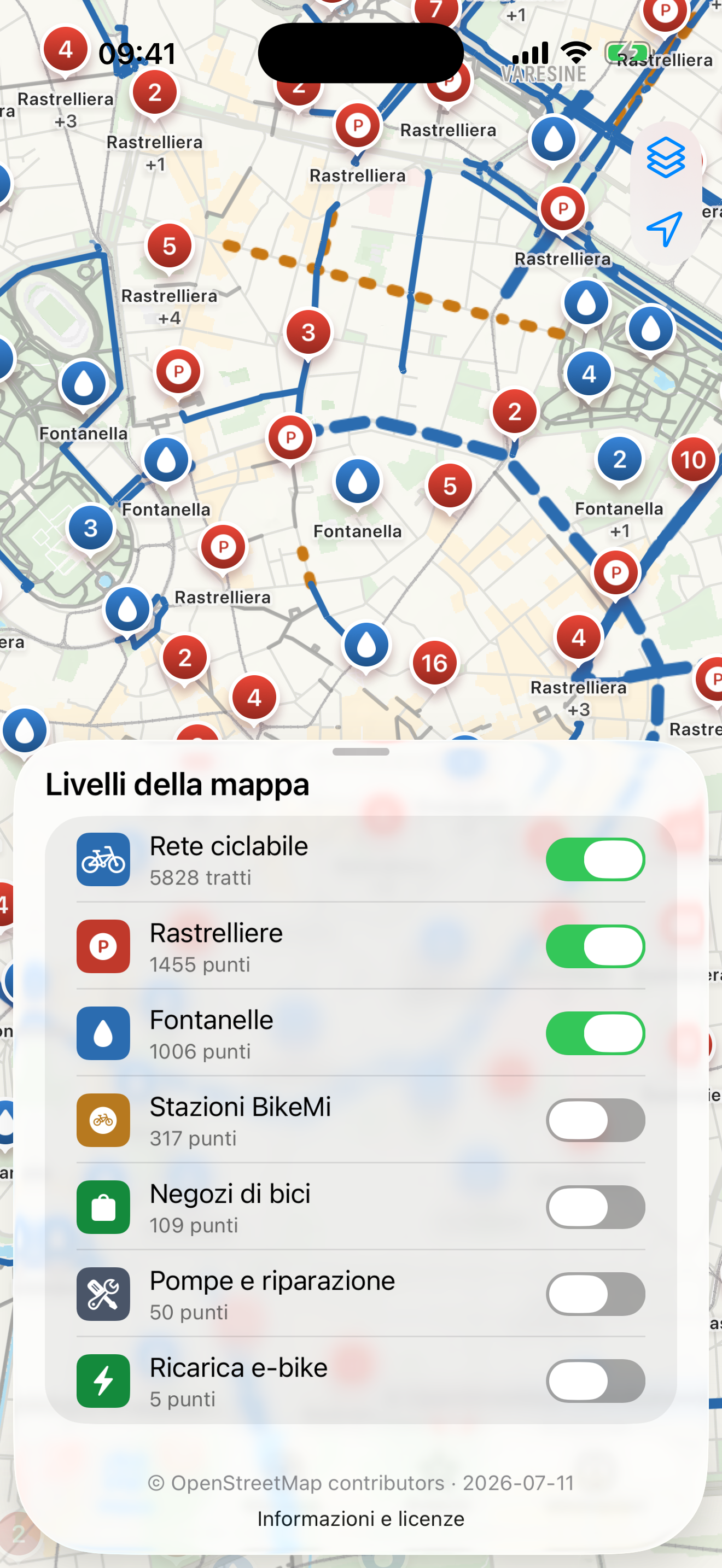 Milano in Bici screenshot 2