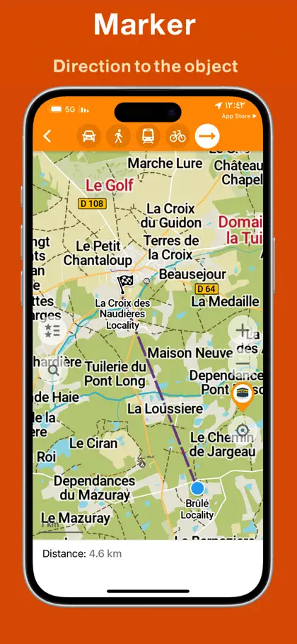 Screenshot 3 di 4 di Desert Maps: Navigator Offline