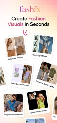 Fashfx: AI Fashion Studio iPhone screenshot