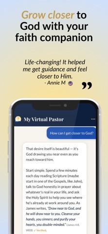 My Virtual Pastor: Faith Chat Screenshot 2 of 6