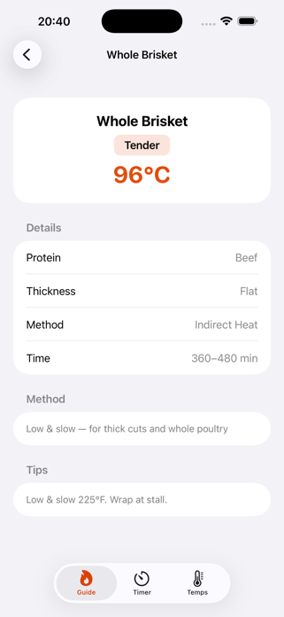 GrillTime: Grill Guide Screenshot 2 of 3