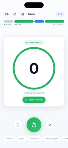Tabata Timer by fit.how Screenshot 5 of 5