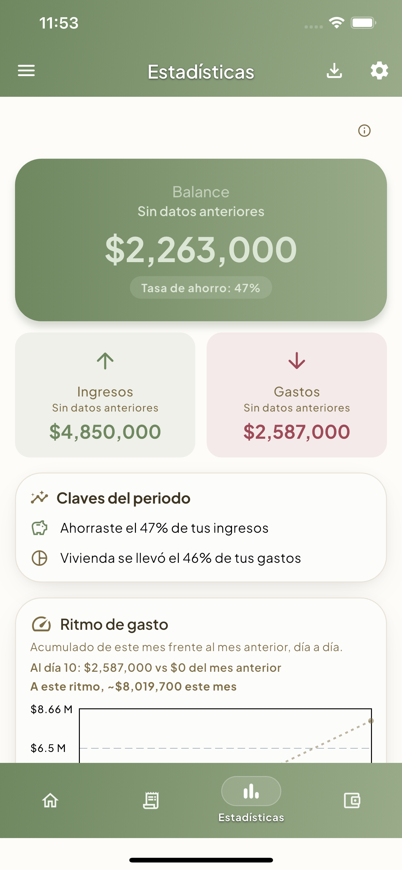 Gastos y Ahorro - Luxor screenshot 3