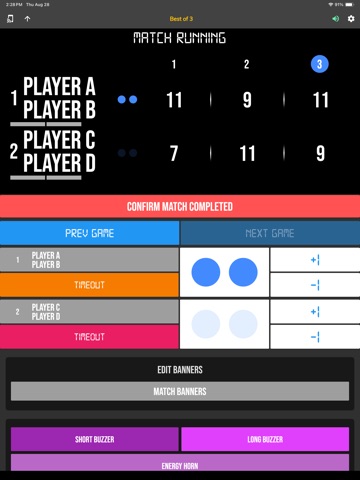 BT Pickleball Controller iPad screenshot