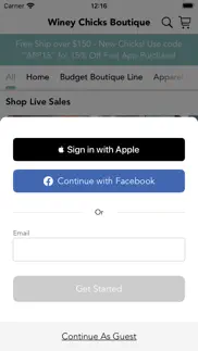 winey chicks boutique iphone screenshot 1