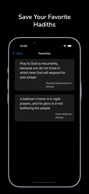 Daily Hadith: Prophet & Imams screenshot 3