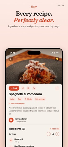 Chef Hugo: Recipes & Cookbook screenshot