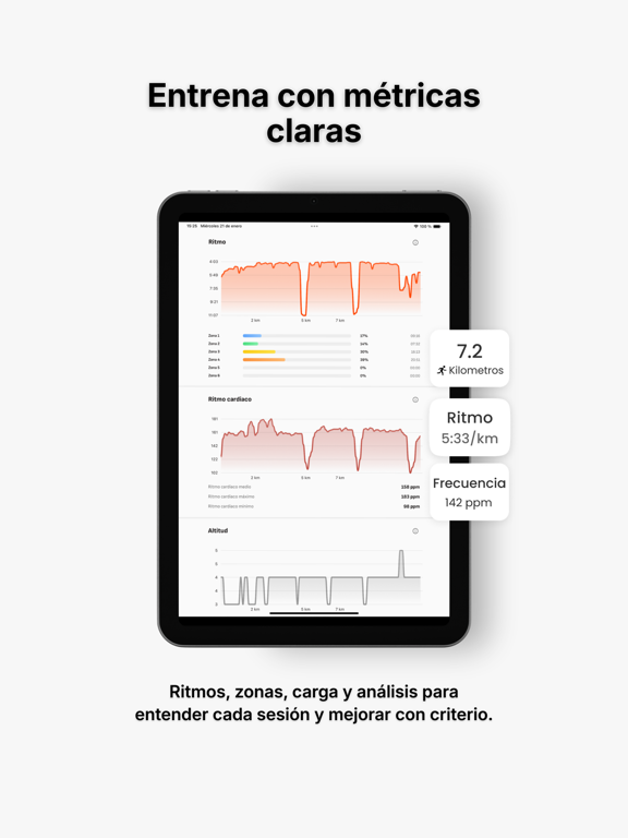 RunnerPro: Entrenador Running iPad screenshot 7