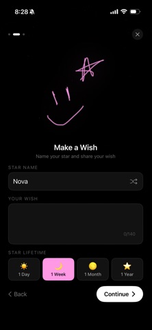 MilkyWish screenshot