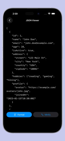JSON Viewer & Formatter Screenshot 6 of 7