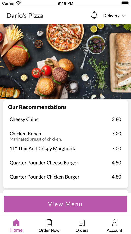 #2. Dario's Pizza (iOS) 作者: Muhammad Danish