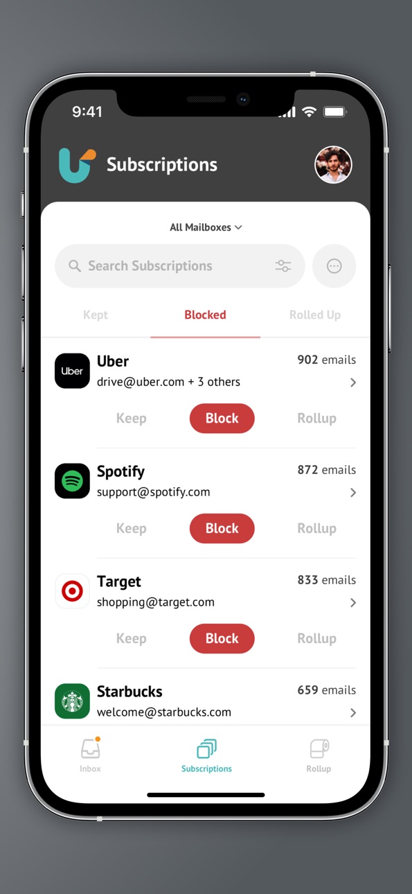 iPhone screenshot