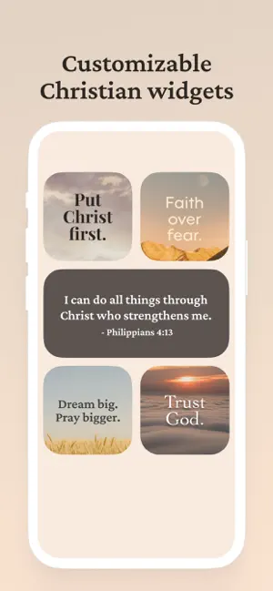 Bible Widgets: Verses & Prayer iPhone screenshot 3