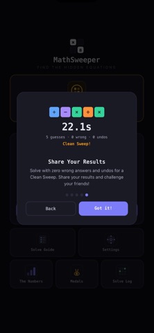MathSweeper screenshot