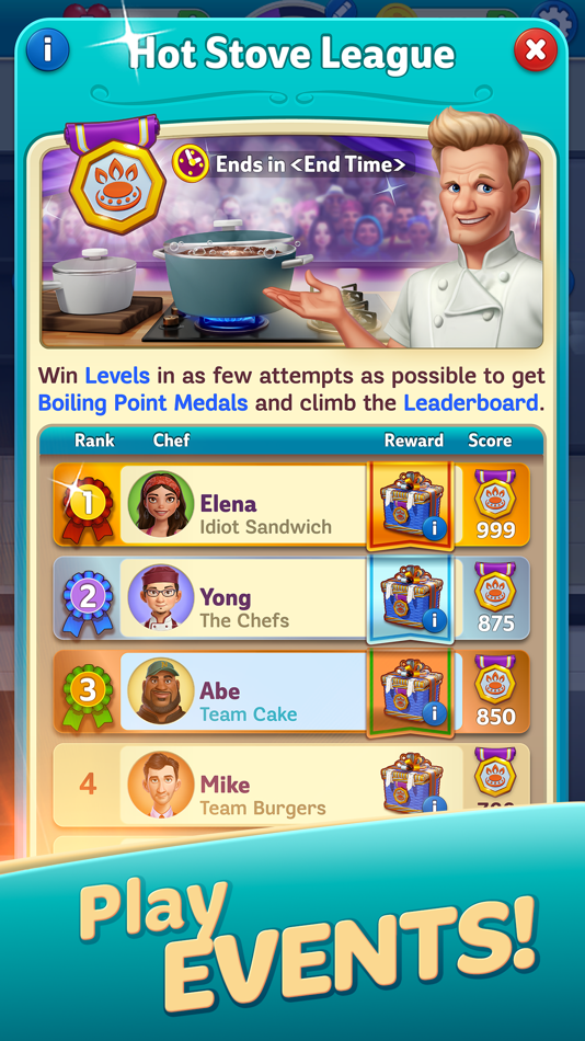 #6. Gordon Ramsay: Chef Blast (iOS) 由: Outplay Entertainment Ltd
