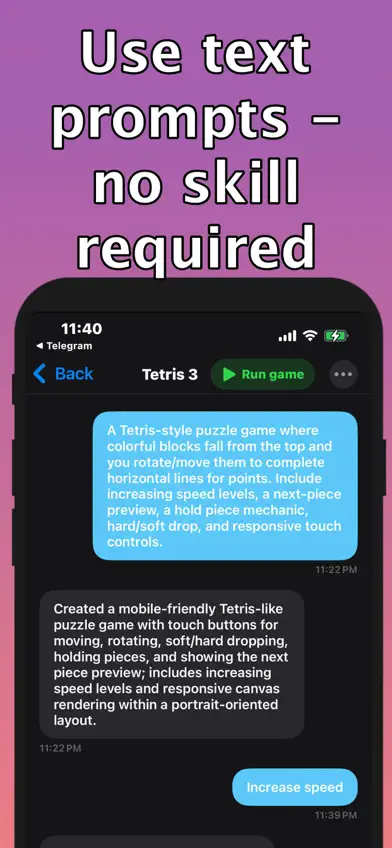 Game Builder AI screenshot 2