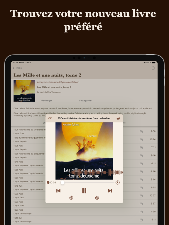 Screenshot #6 pour Littérature Audio