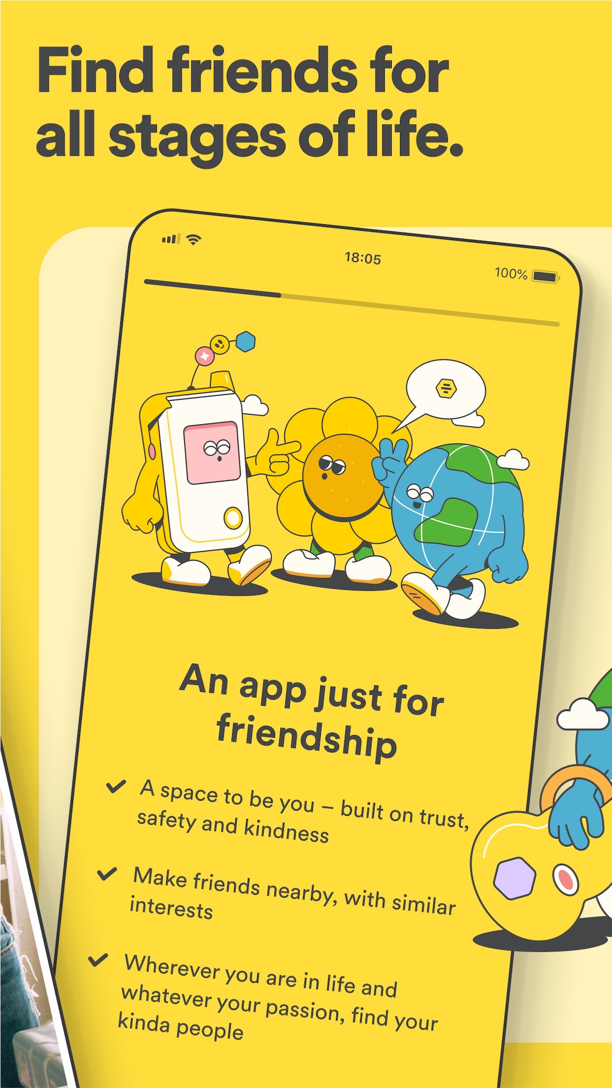 Bumble For Friends: Meet IRL screenshot 2