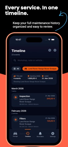 Car Maintenance Passport iPhone screenshot