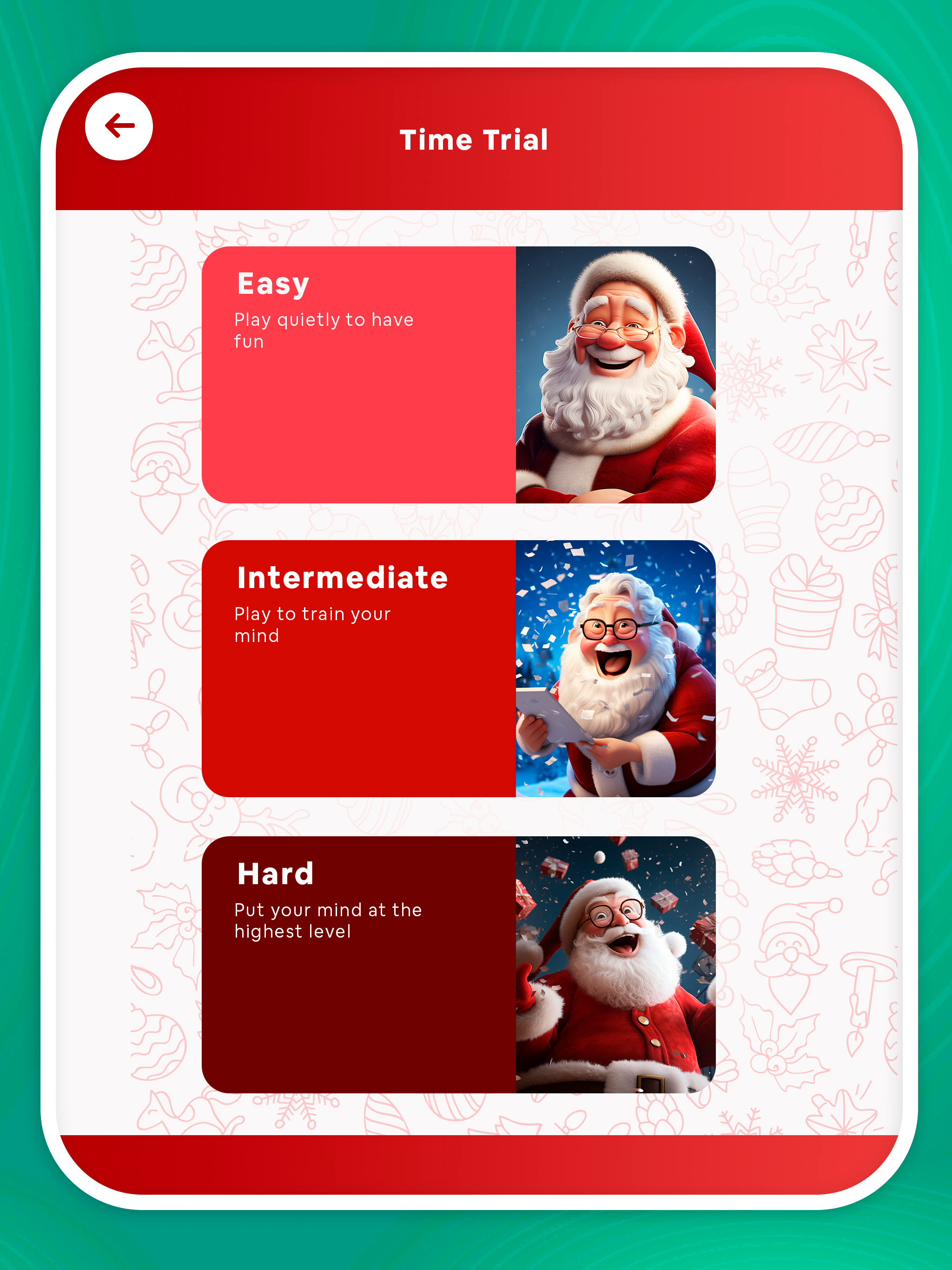 Christmas Memory Game For Kids