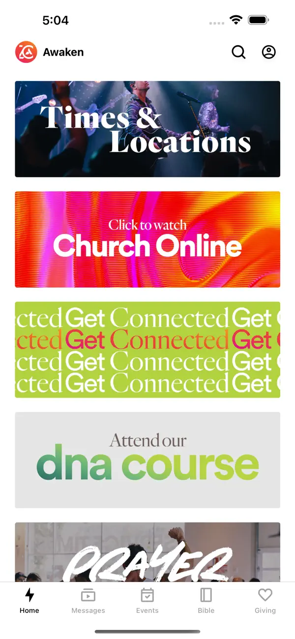 Screenshot #1 pour Awaken Church Online