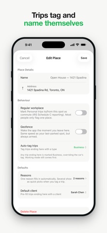 PocketMile: Mileage & Tax Log iPhone screenshot