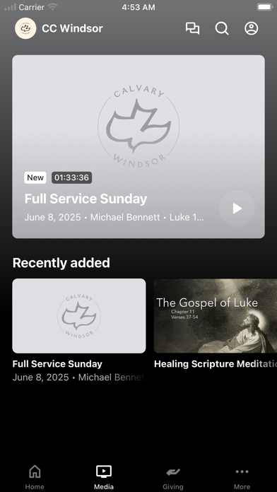 Calvary Chapel Windsor Screenshot