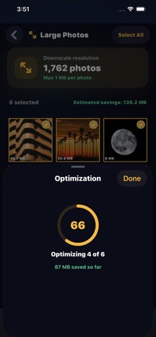 Photo Storage Optimizer Pro のスクリーンショット