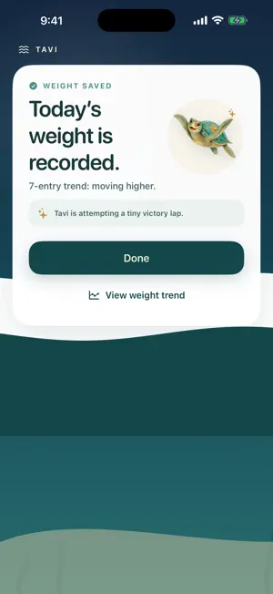 Shell & Scale: Weight Tracker screenshot 2