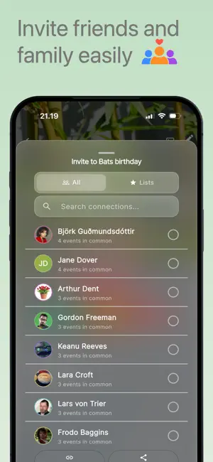 Sammen - Private event planner screenshot 3