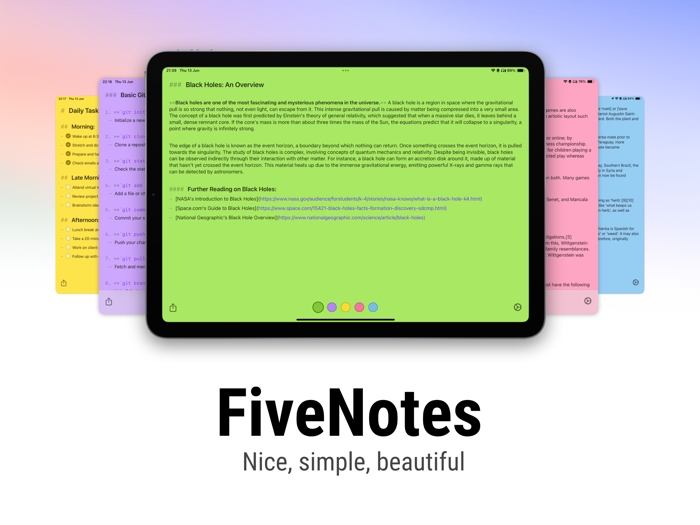 FiveNotes Mobile
