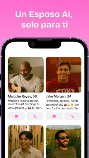 Captura de pantalla de Novio Virtual Con IA - Husby en iPhone 4