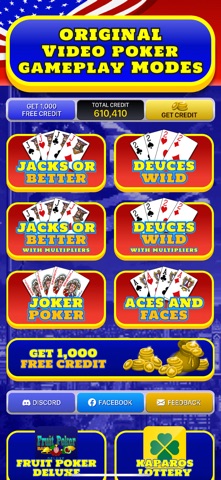 American Video Poker iPhone screenshot