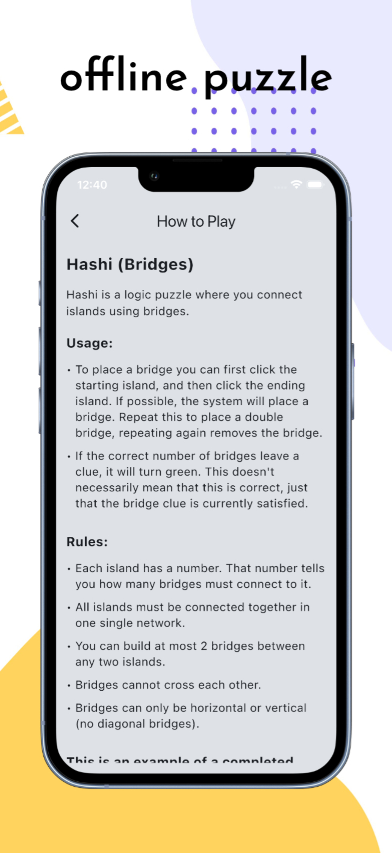 Hashi Bridges - Puzzle Islands