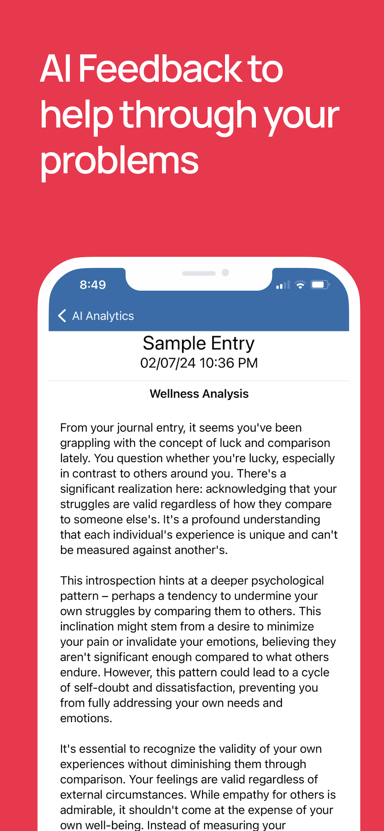 Therapy Journal: AI Journal screenshot 3