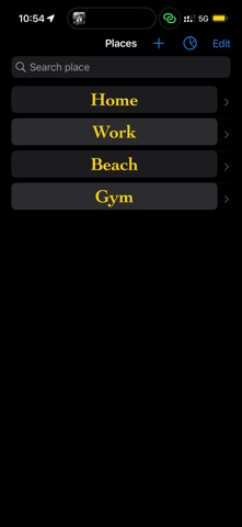 VisitedPlaces screenshot