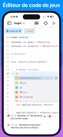 Capture d'écran de Xogot: Godot Sur IPad & IPhone sur iPhone 5