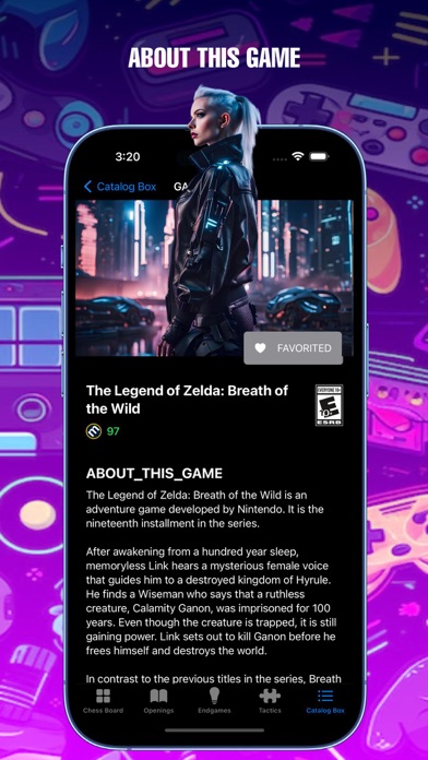 Games Catalog Box Screenshot