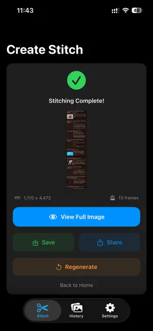 VFStitch - Long Image Maker screenshot 4
