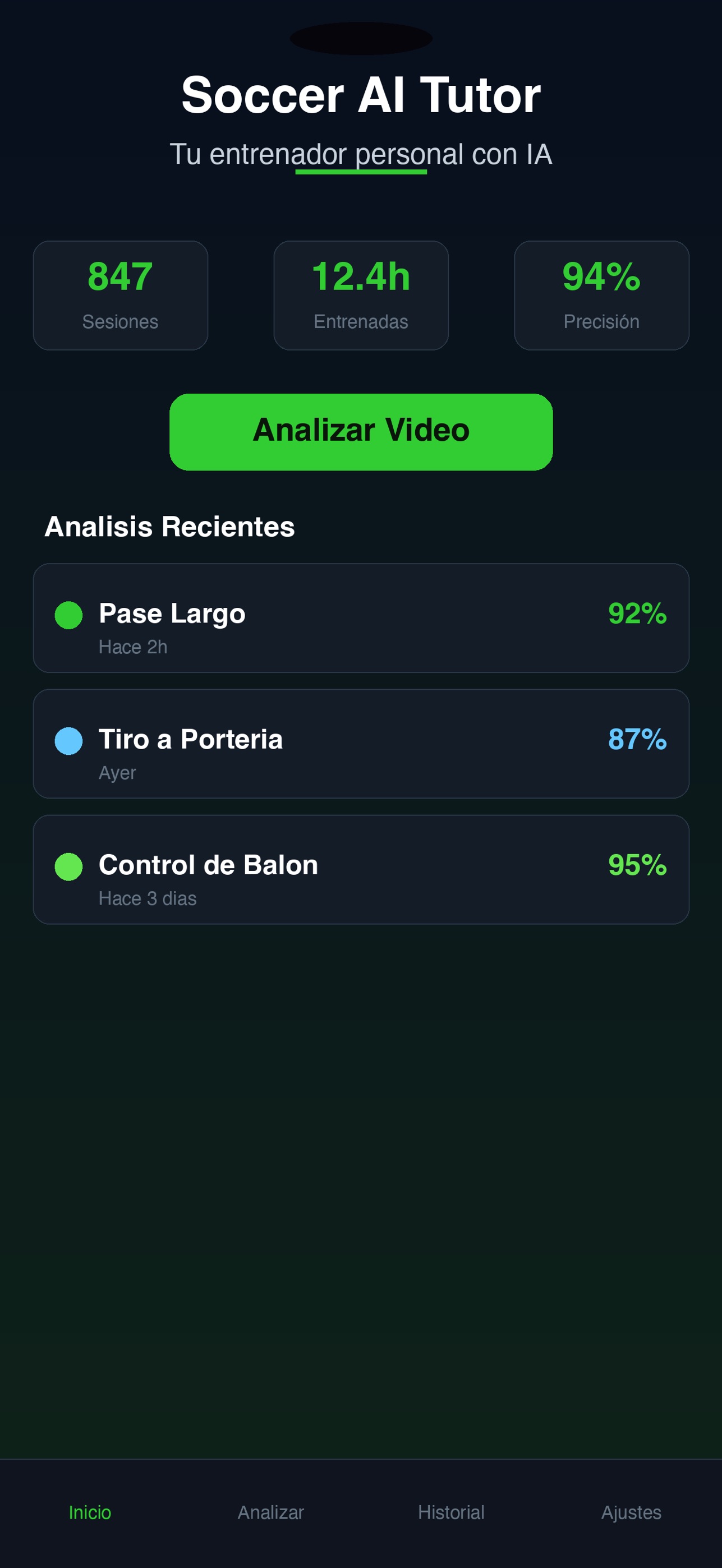 Screenshot 1 of Soccer AI Tutor