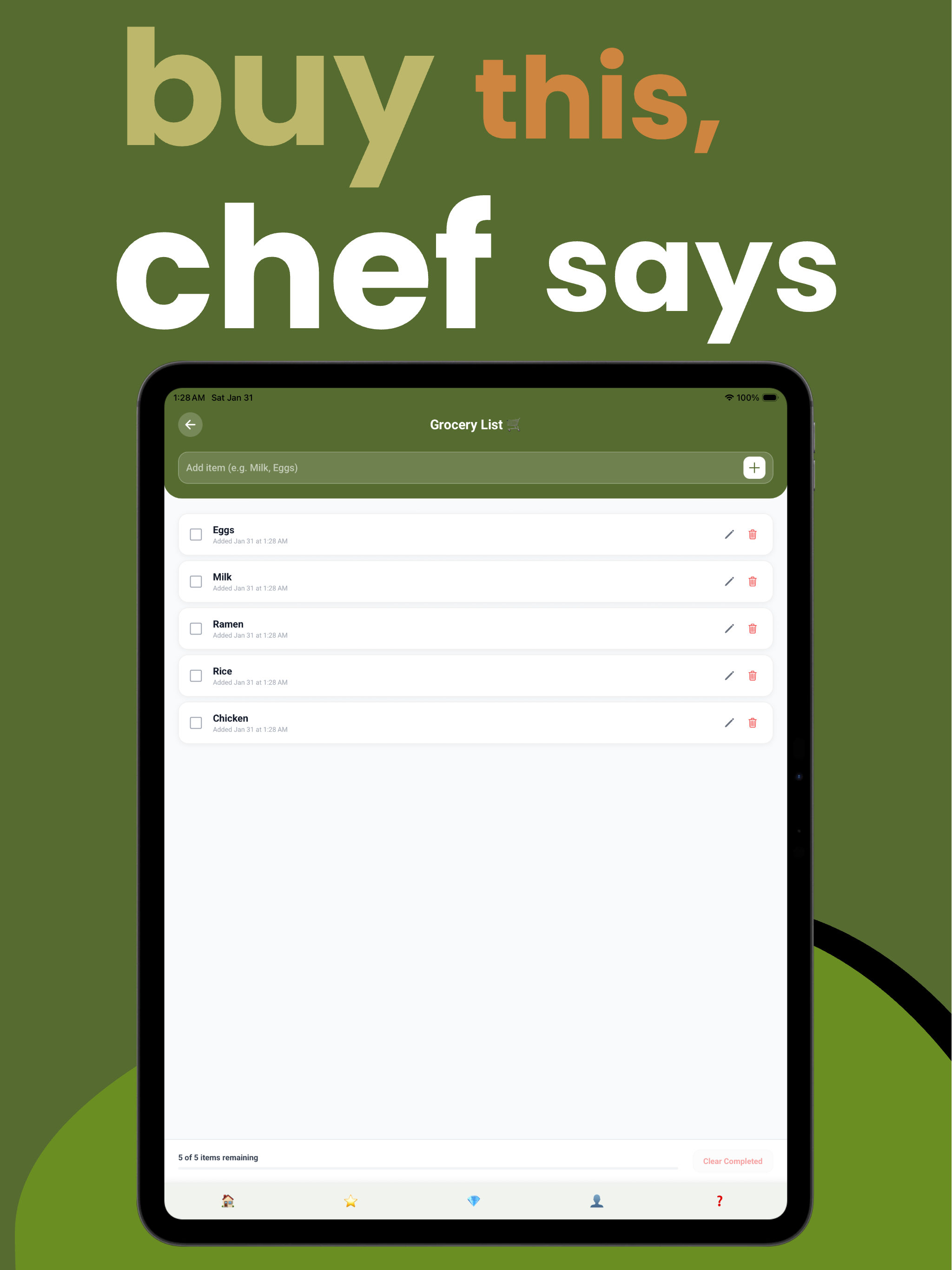 Barely Cook: What to Cook