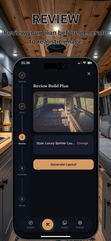 AI Camper Van Interior Design Screenshot 3 of 5