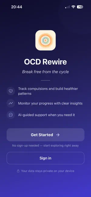 OCD Rewire screenshot 1