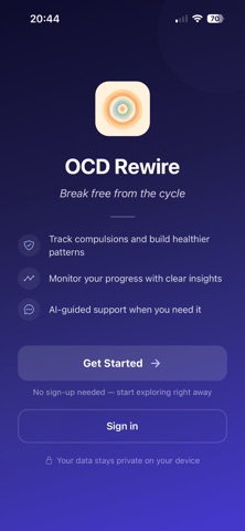 OCD Rewire iPhone screenshot