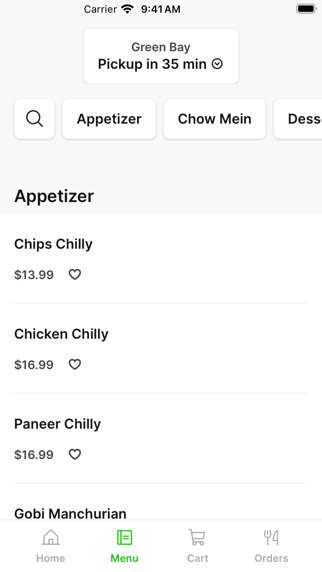 Screenshot 2 of The Spices Restaurant App
